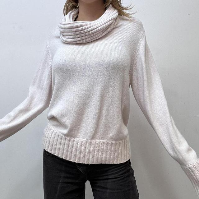 Slouchy knitted cashmere jumper