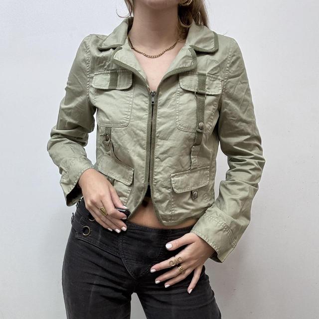 Cargo khaki utility jacket