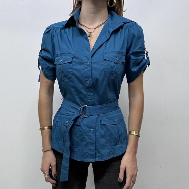 Vintage cargo fitted shirt
