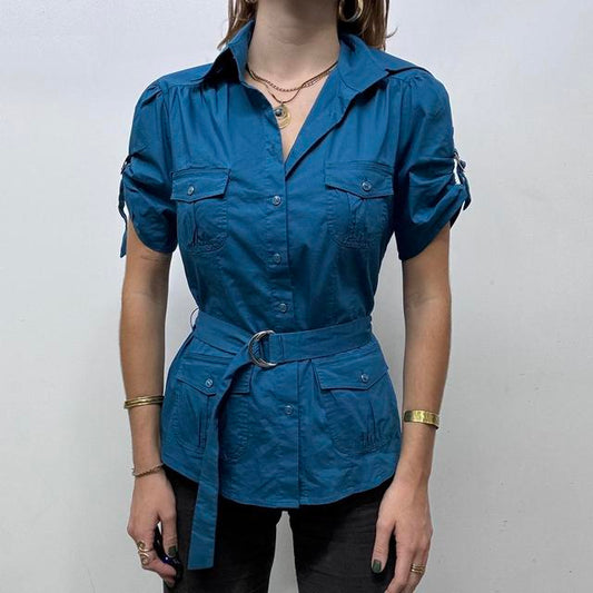 Vintage cargo fitted shirt