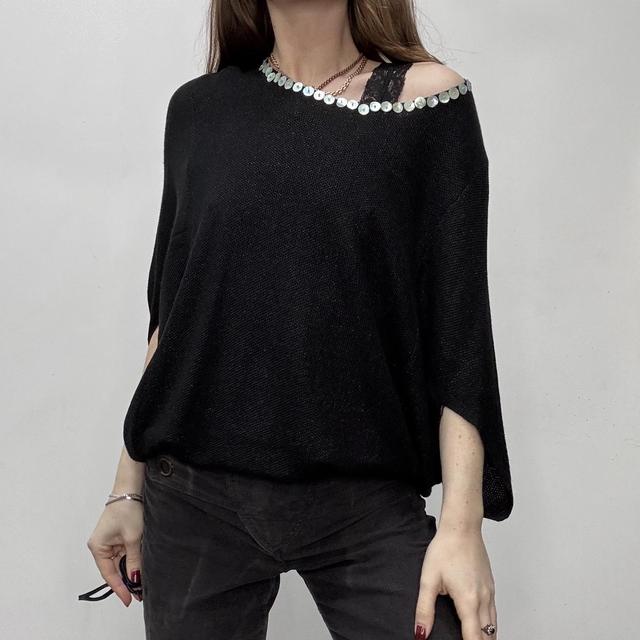 Slouchy oversized knit jumper