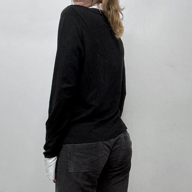 Pinstripe shirt office-core jumper