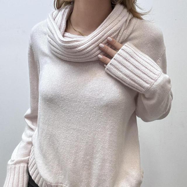 Slouchy knitted cashmere jumper