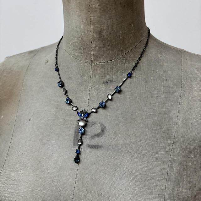 Boho fairy butterfly crystal necklace