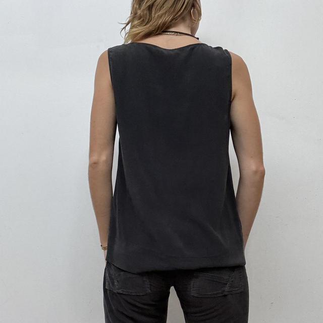Silk all saints black vest