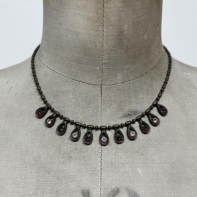 Gem chandelier necklace