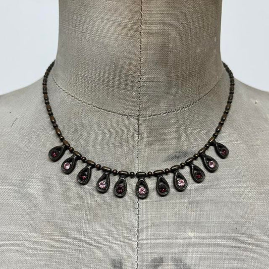 Gem chandelier necklace