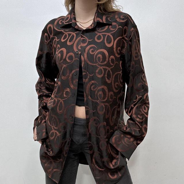 Vintage printed versace shirt
