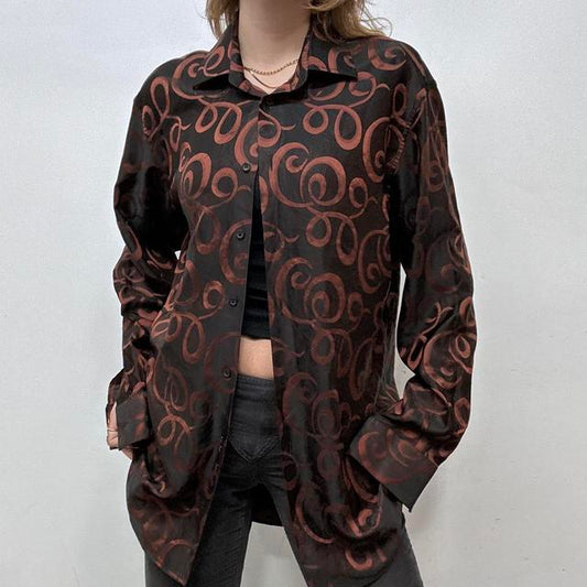 Vintage printed versace shirt