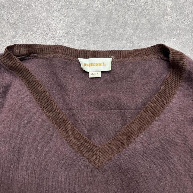 Slouchy wool burgandy jumper