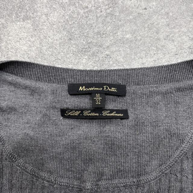 Grey slouchy cable knit cardigan