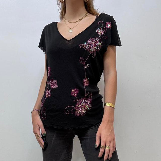 Mesh butterfly Y2K fairy vest