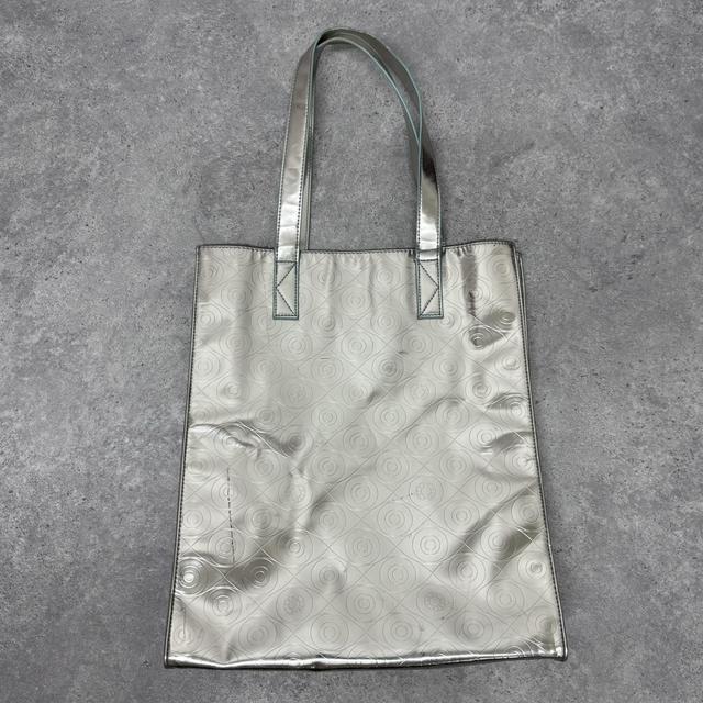 Silver tech metallic bag