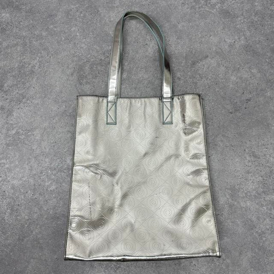 Silver tech metallic bag