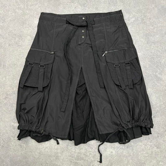 Grunge puff cargo grunge skirt