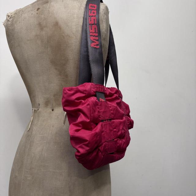 Red puffer miss sixty bag