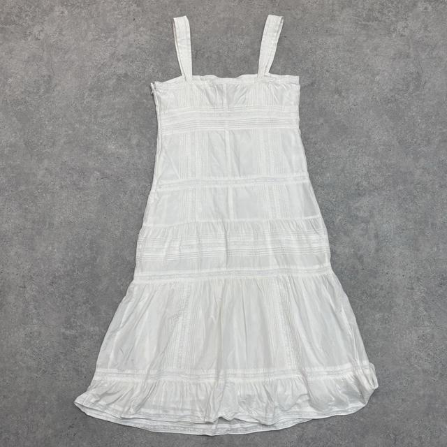 White lace coquette summer dress