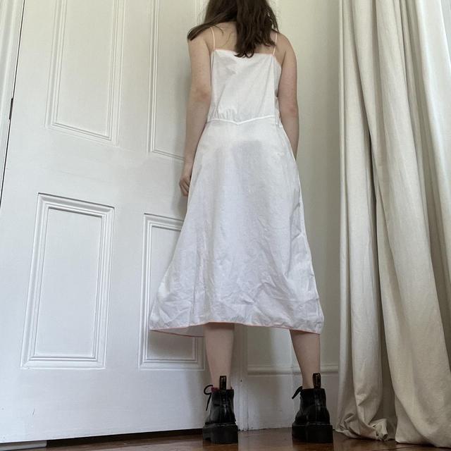 Vintage antique linen slip dress