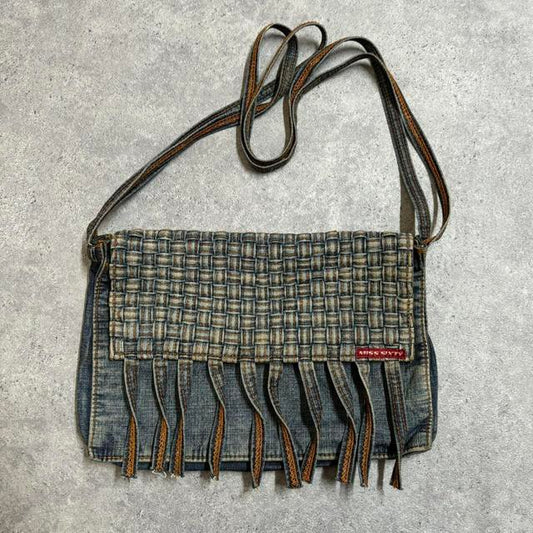 Miss sixty woven denim bag