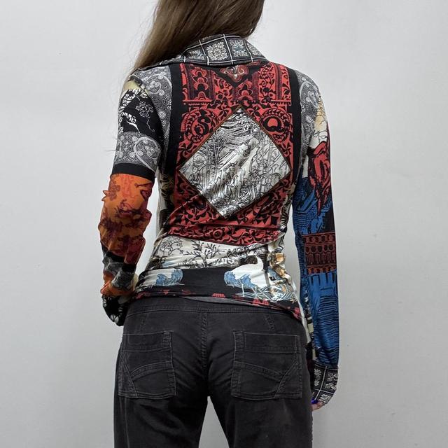 Save the queen graphic patterned shirt
