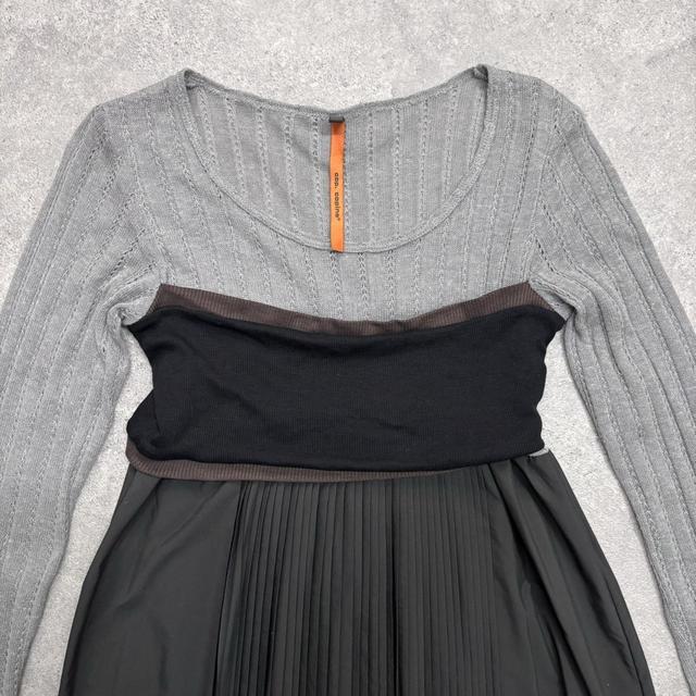 Cop copine layered pleated puff dress