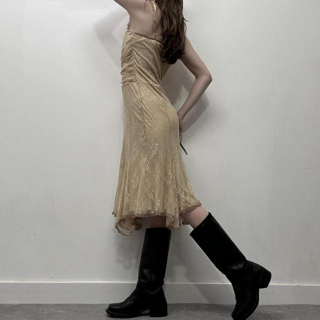 Sheer lace coquette summer dress