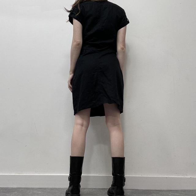 Black 90s utility dress