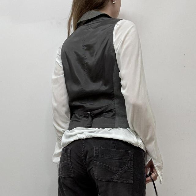 Vintage grey suit waistcoat vest