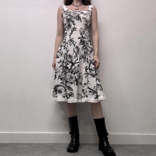 Floral printed summer dress