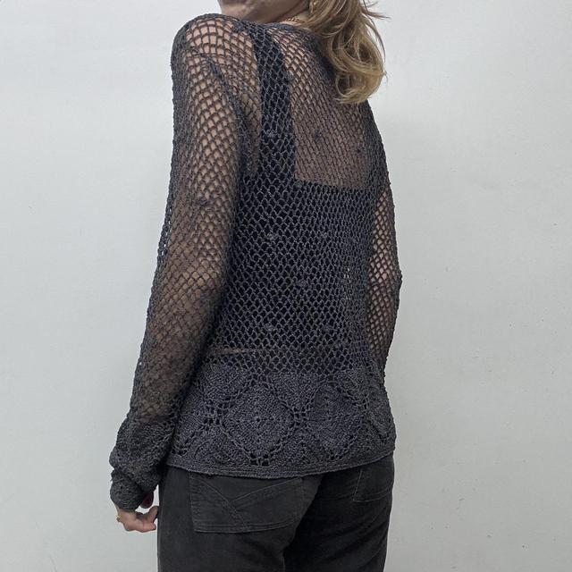 Sheer lace knit fairy cardigan