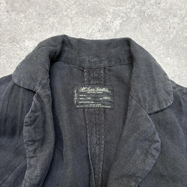 Distressed black allsaints jacket