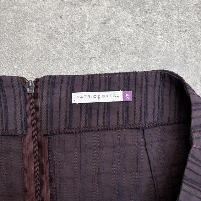 Cargo purple pinstipe skirt