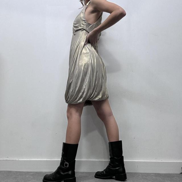Vintage gold miss sixty dress