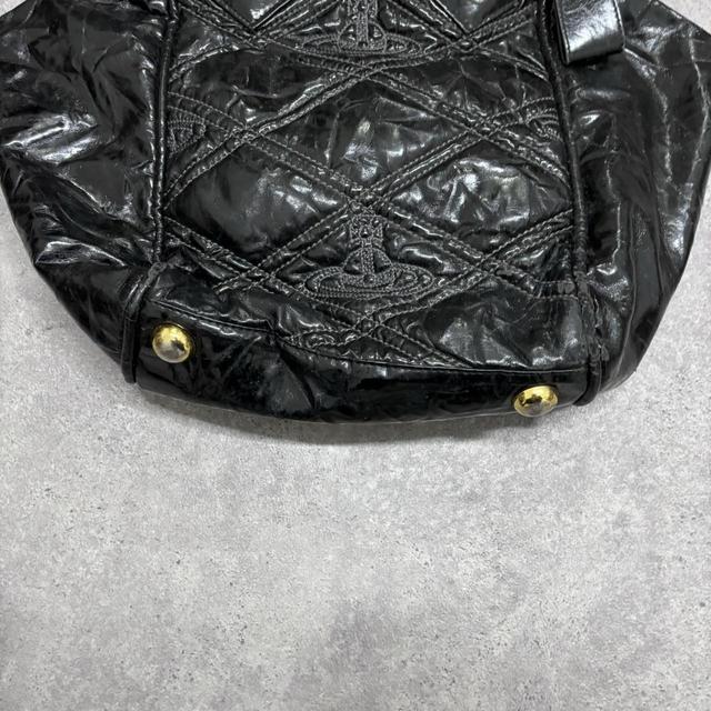 Black vivienne westwood shoulder bag