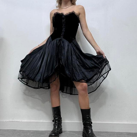 Gothic grunge corset dress