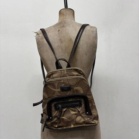 Graphic monogram backpack