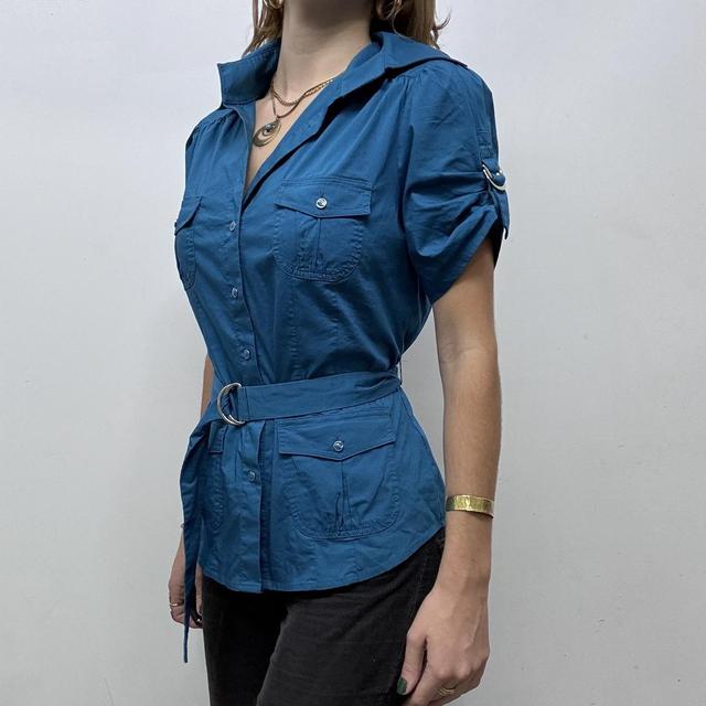 Vintage cargo fitted shirt