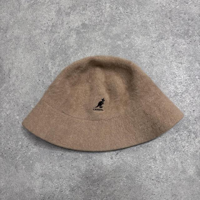 Kangoal brown fur bucket hat