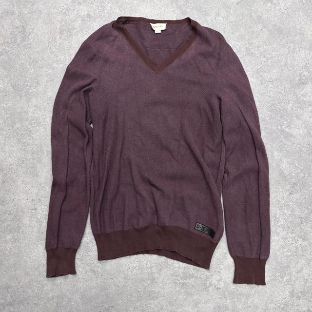 Slouchy wool burgandy jumper