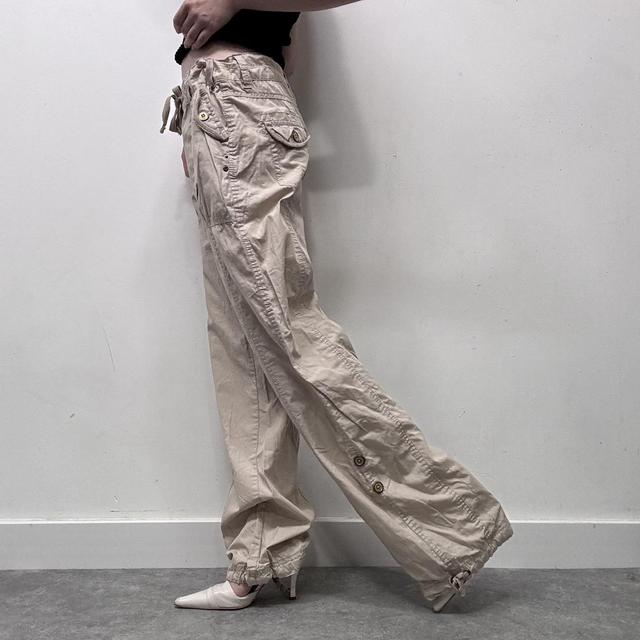 Y2k tan cargo pants