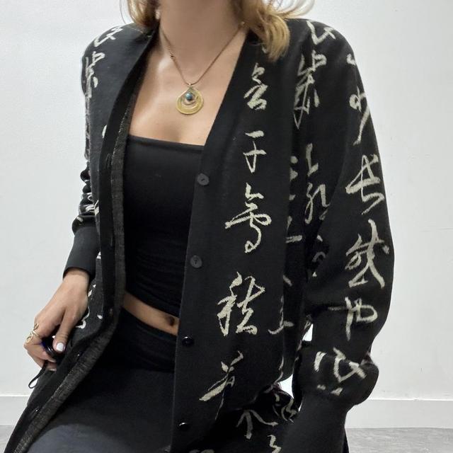 Vintage japanese designer cardigan