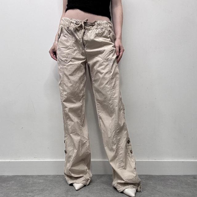 Y2k tan cargo pants