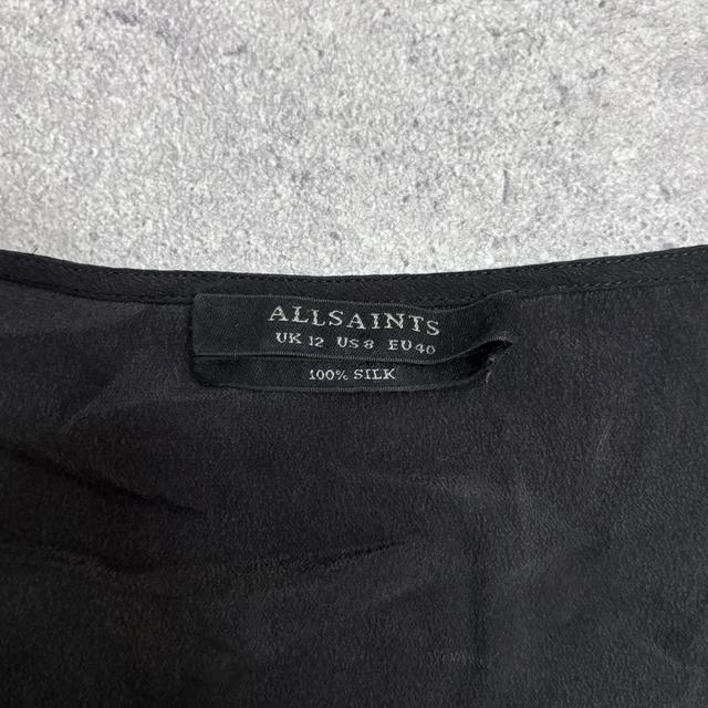 Silk all saints black vest