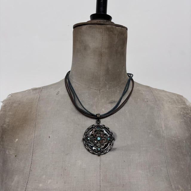 Boho fairy metal pendant necklace