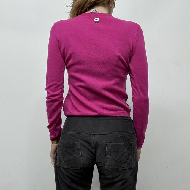 Blumarine checked preppy jumper