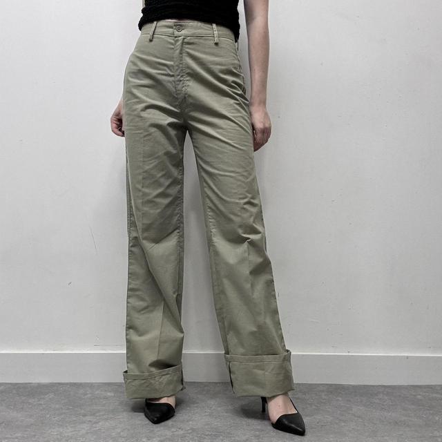 Vintage khaki workwear trousers