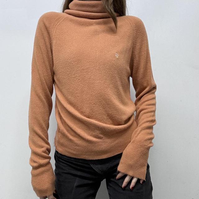 Vintage Dior knitted polo neck jumper
