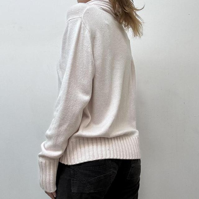 Slouchy knitted cashmere jumper