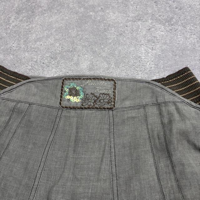 Khaki flared distressed fairy skirt