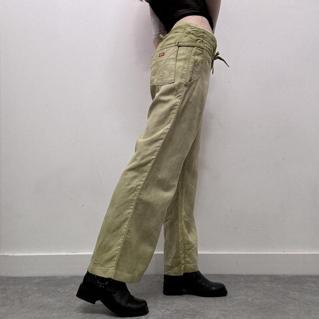 Green linen miss sixty trousers